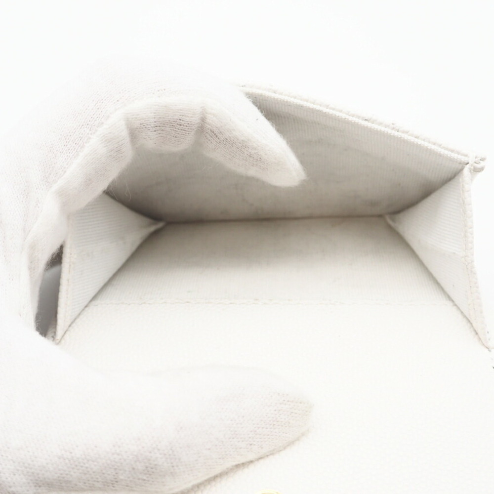 CHANEL White Caviar Leather Wallet - Picture 9 of 13